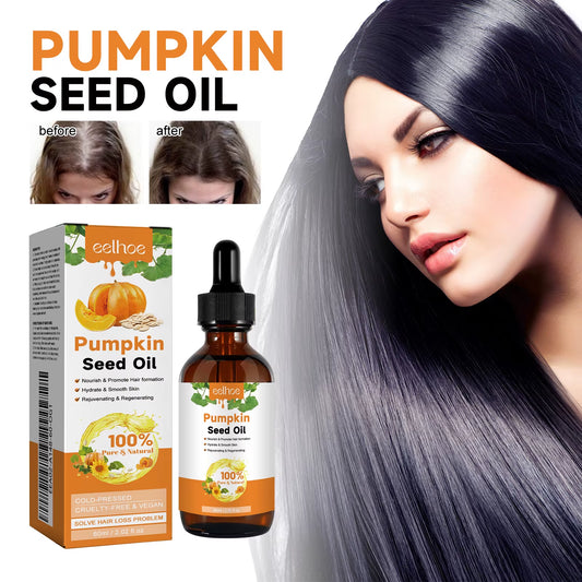 60Ml Pumpkin Seed Oil Hair Care Essential Oil Moisturizing Smoothing Repairing Hair Roots Hair Oil for Women