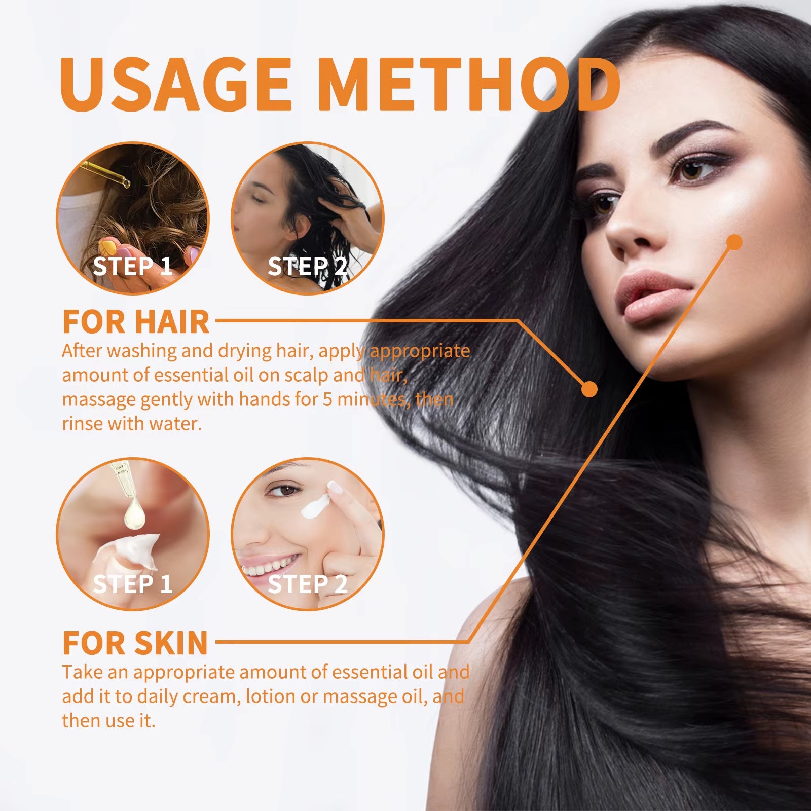 60Ml Pumpkin Seed Oil Hair Care Essential Oil Moisturizing Smoothing Repairing Hair Roots Hair Oil for Women